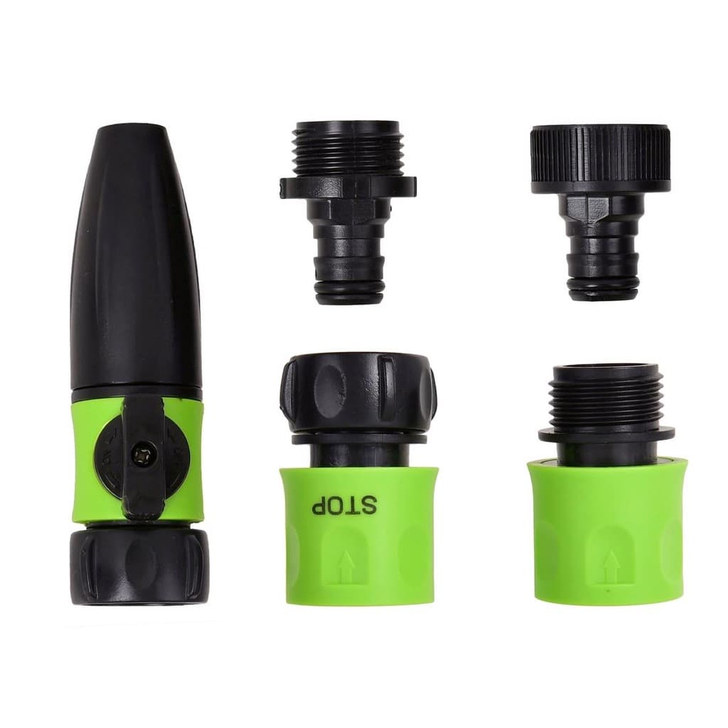Conjunto Para Mangueira Com 5 Peças Esguicho Conectores Yardsmith