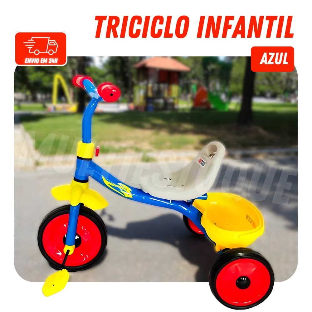 Triciclo Infantil - Azul