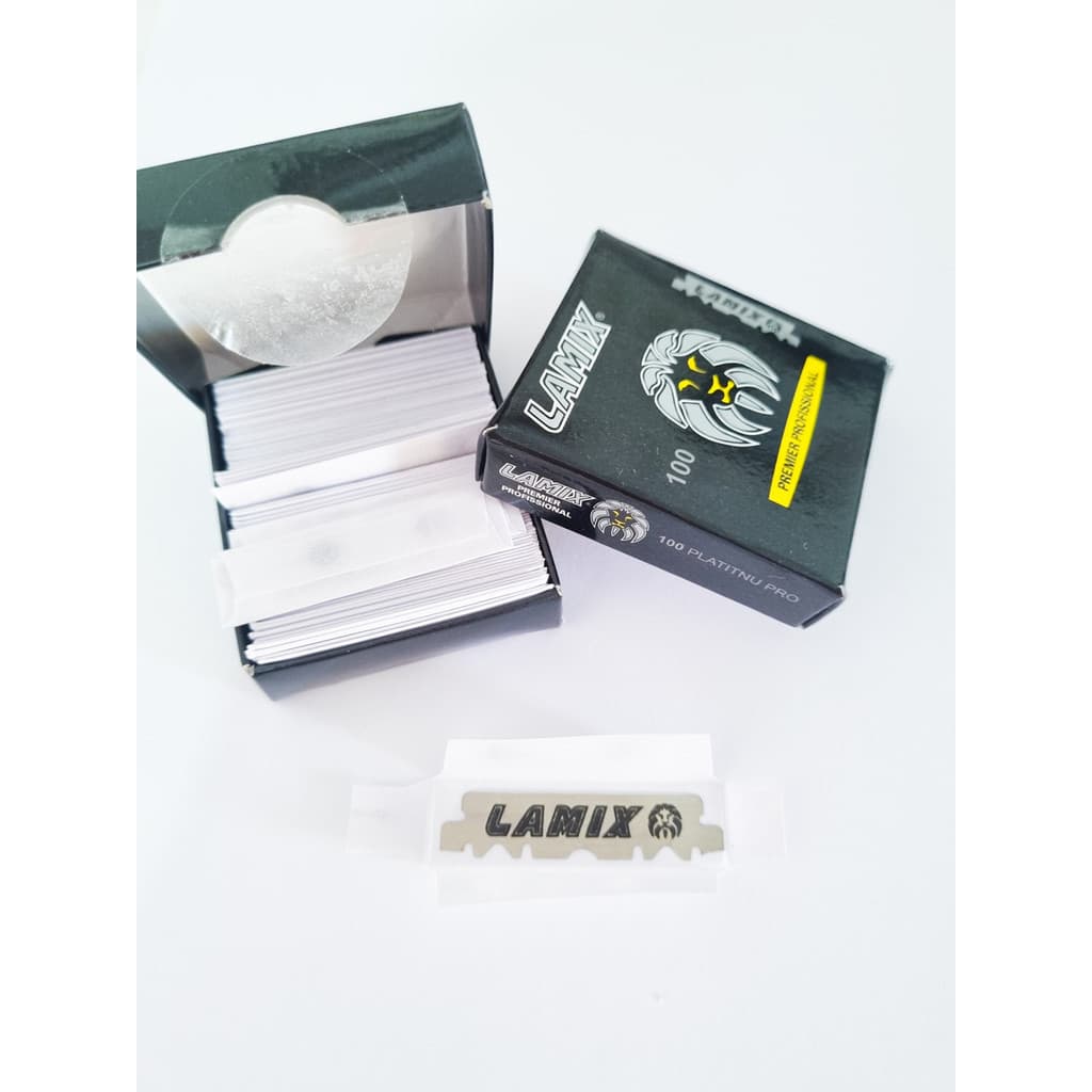 Lamina De Barbear Lamix Meia c/100 Uni Premier Profissional