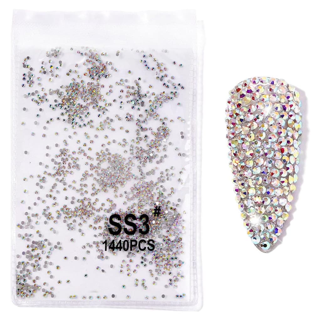 Strass Cristal Furta Unhas E Artesanato Pedrinhas Nail Art 1440 Decoração Brilhante