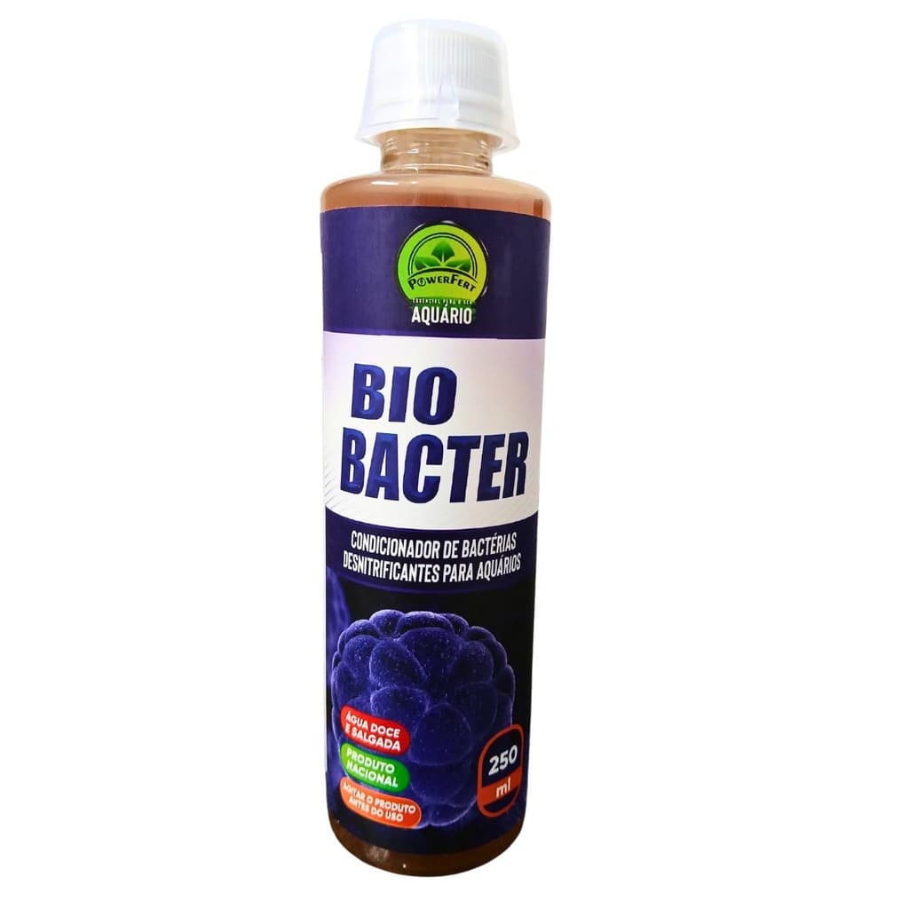 Biobacter 250ml Condicionador Para Aquários Doce E Marinho