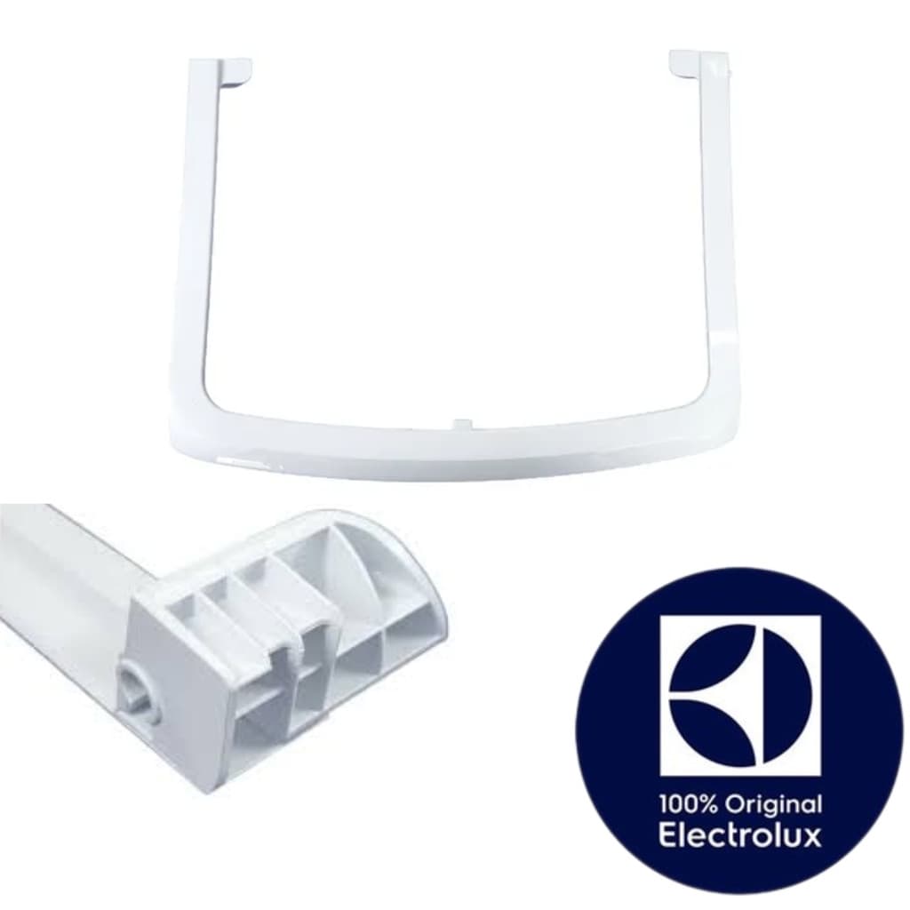 MOLDURA DA TAMPA LAVADORA ELECTROLUX - BRANCA - ORIGINAL - LED15 - LED17