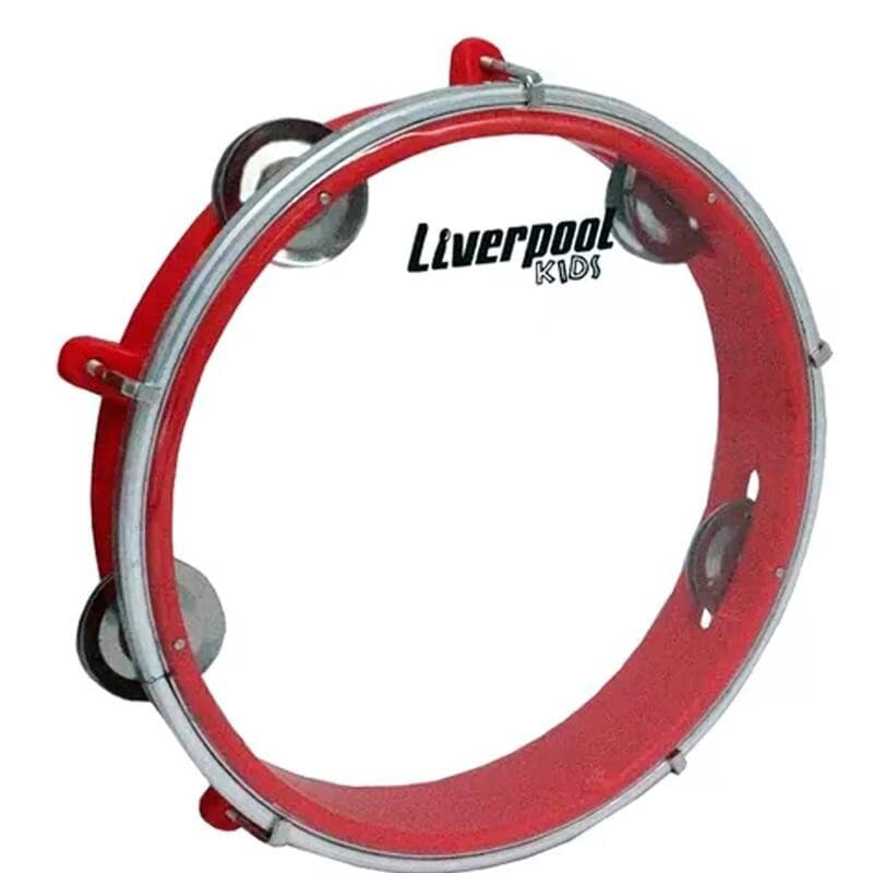 PANDEIRO LIVERPOOL KIDS 8 POLEGADAS VERMELHO
