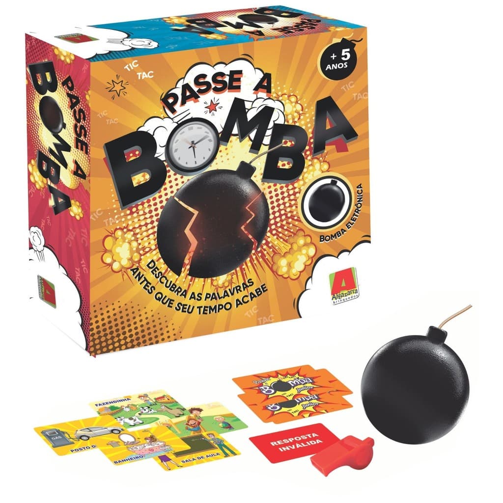 Jogo Passe A Bomba Diversão Explosiva Para Toda A Família