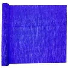 10X Papeis Crepom Azul Royal 48cm X 2 Metros
