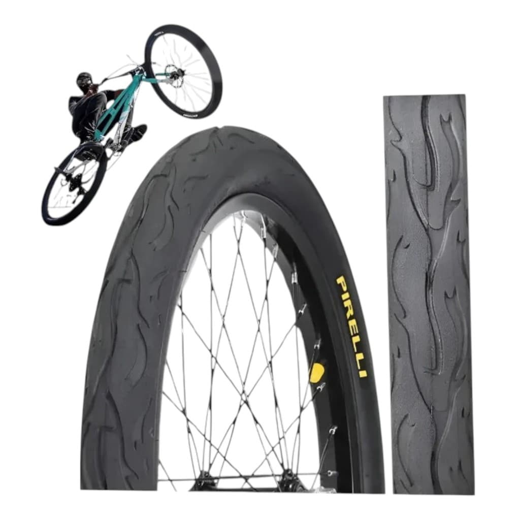 Pneu Pirelli Tornado Beta 26x2.125 Flame Balão Origina
