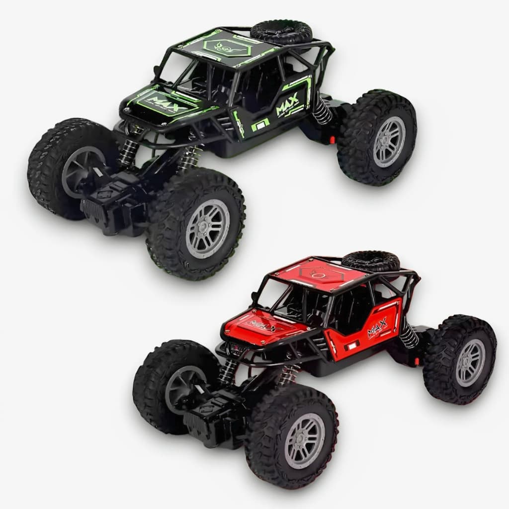 Carrinho de Controle Remoto Off Road 4x4 Suspensão  Resistente Pneus de Alta Aderência