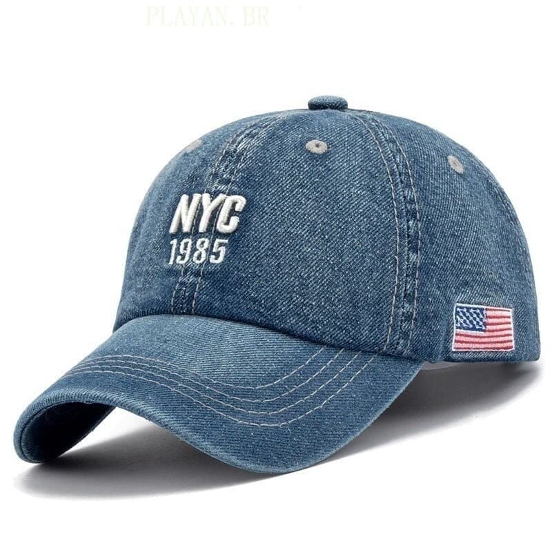 Nova Marca New York Denim Ao Boné De Beisebol Bordado Masculino Calças Jeans Femininas Fivela Traseira Chapéu Animal RGE