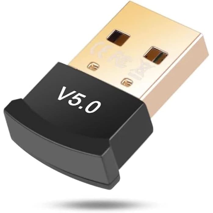 Adaptador Bluetooth Bluetooth 5.0 dongle USB transmissor-receptor para áudio TV PC preto