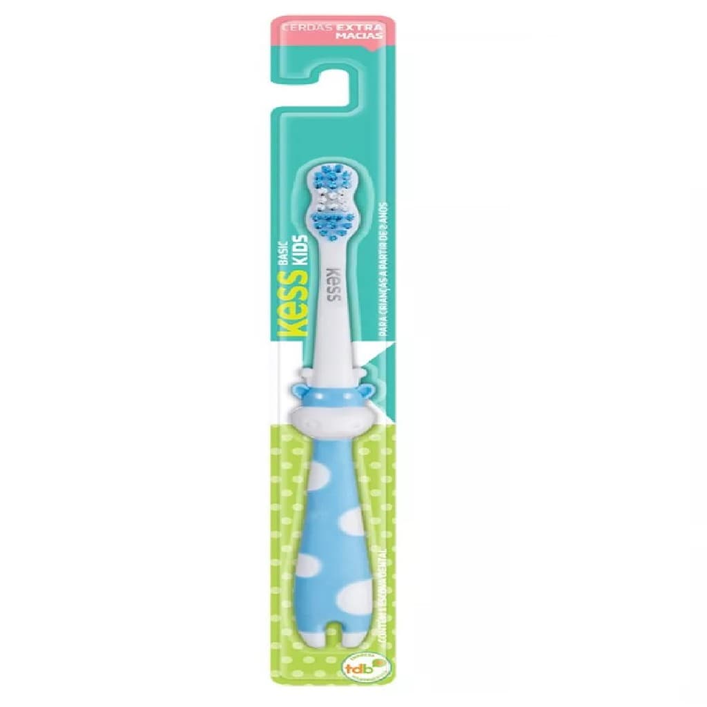 Escova Dental Infantil Basic Pets Azul - Kess