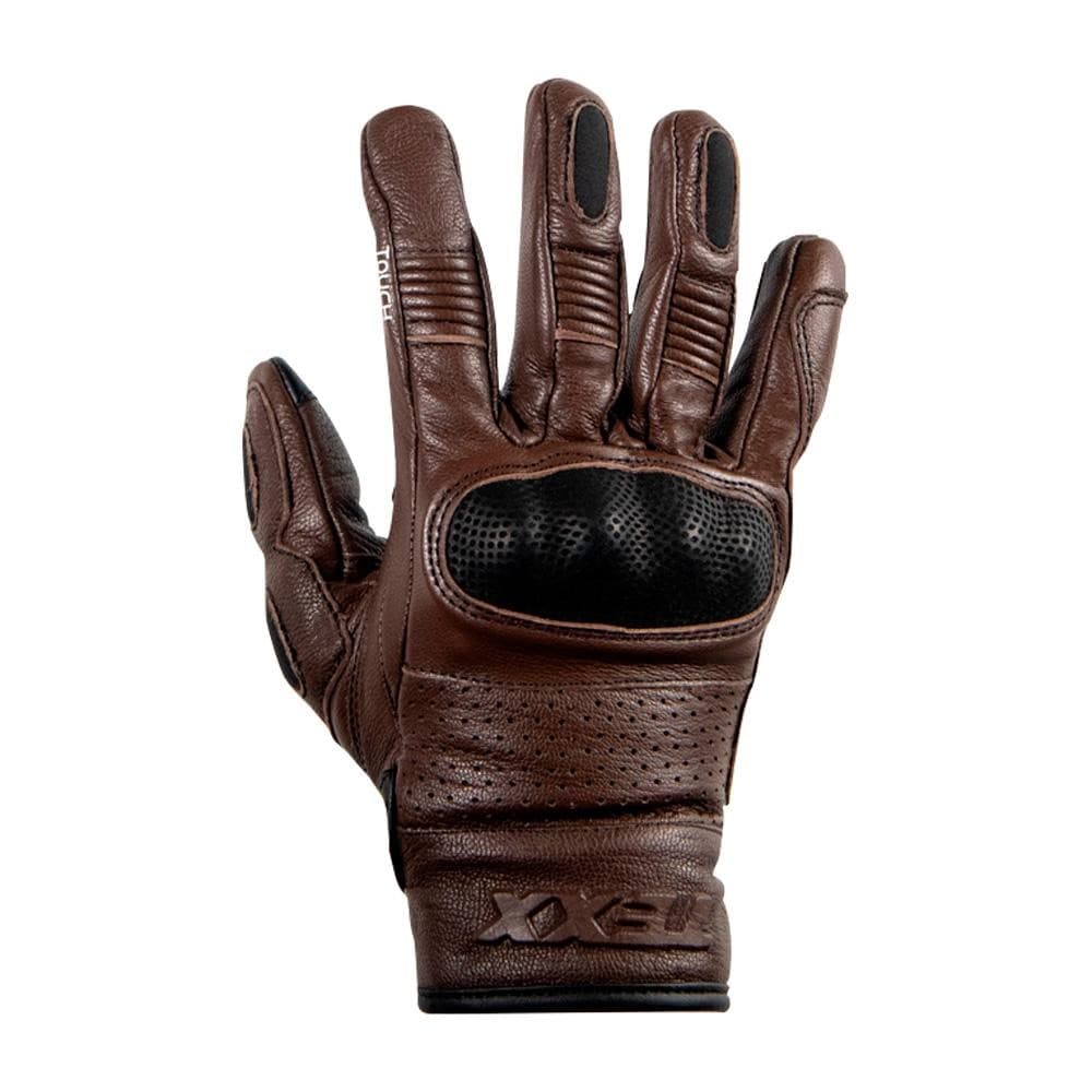 Luva em Couro Texx Liberty Moto Custom Proteção Motociclista
