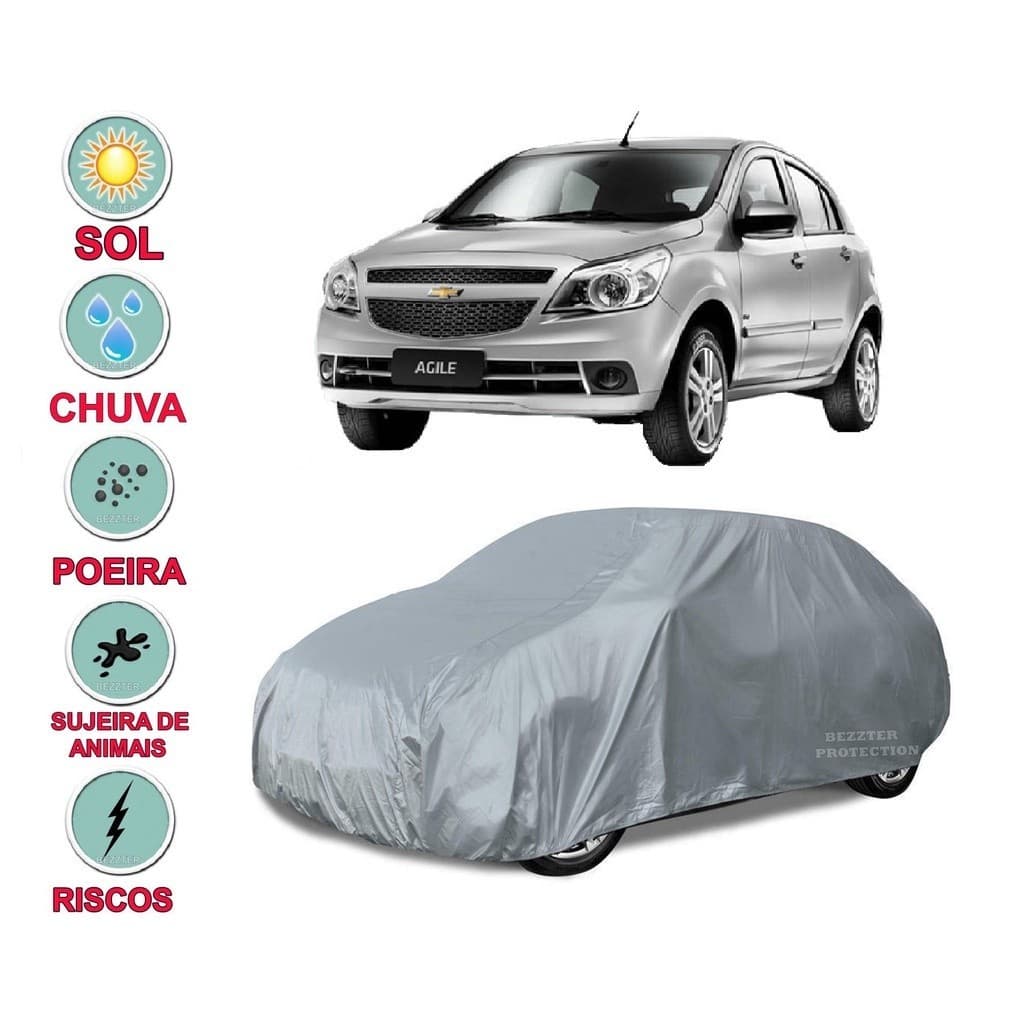 Capa cobrir carro Agile 100% Impermeável Proteção Total Bezzter Protection