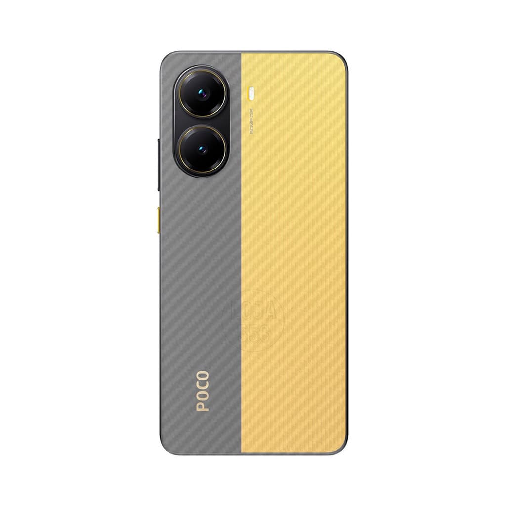Película Traseira Fibra De Carbono P/ Xiaomi Poco X7 Pro 5G