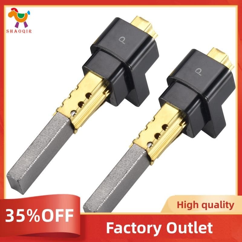 Escova De Carbono Do Motor Aspirador De Pó De 2 Pces 6.5X11X32mm , Peças De Alta Qualidade Para