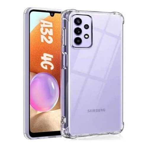 Capa Case Samsung Galaxy A32 4g - Capinha Transparente Silicone Bordas Impacto Antishock