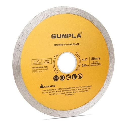 disco Lamina Serra mármore Corte Continuo Diamantado 115mm 4.5 pol. granito vidro rpm máximo 13200