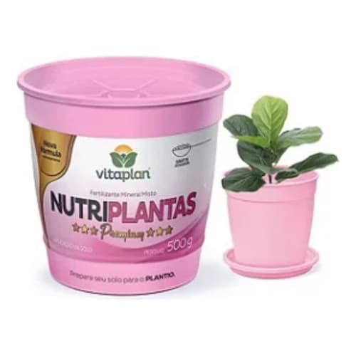 Fertilizante Adubo Nutriplantas 250g Vitaplan Para Todas as Plantas Flores E Frutas Nutrindo