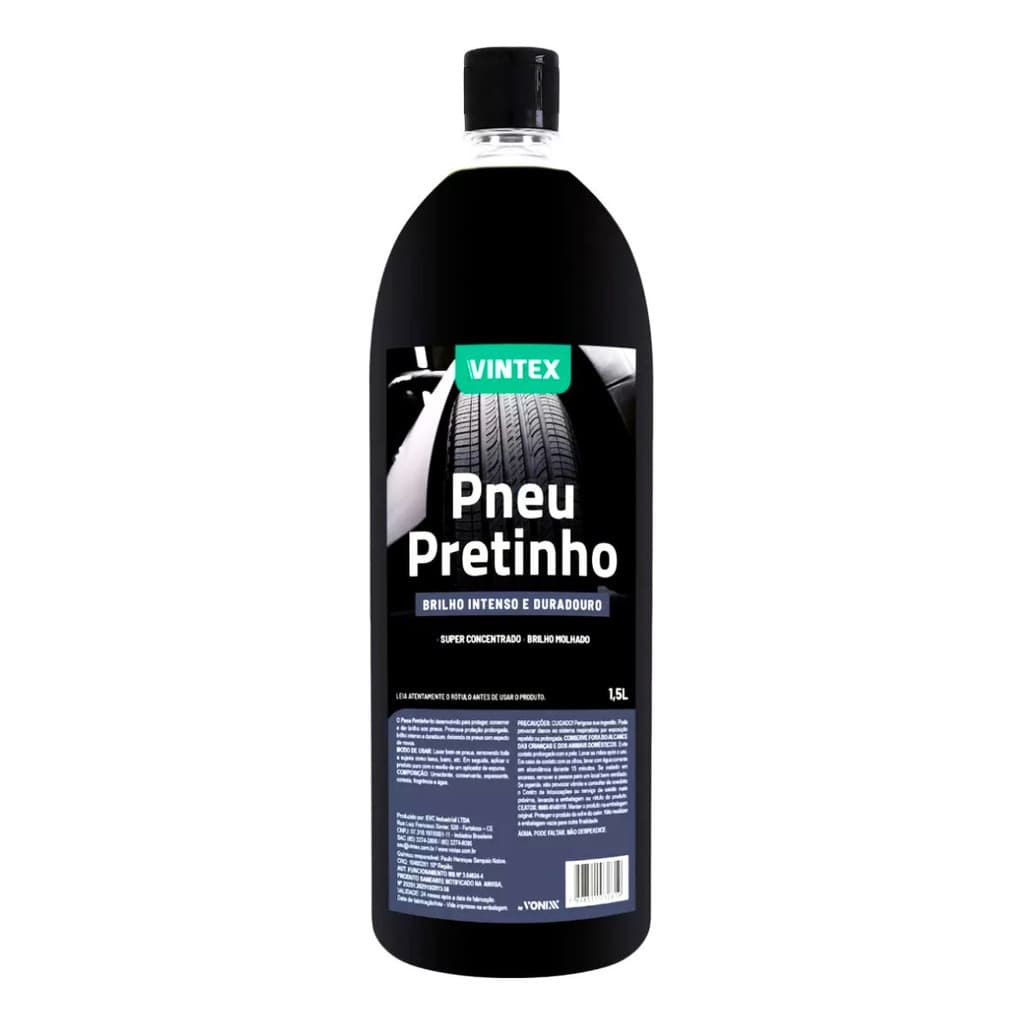 Brilha Pneus Pneu Pretinho Concentrado 1,5l Vonixx Cor Preto