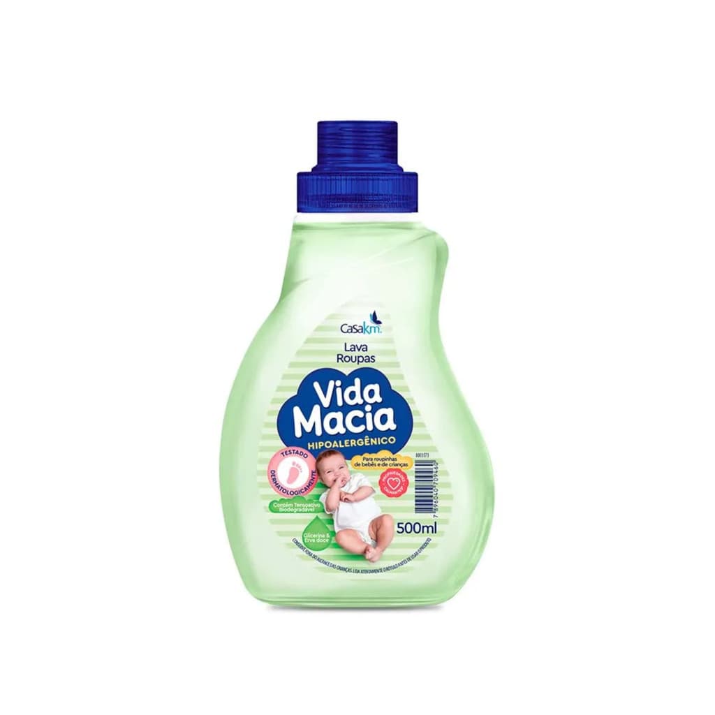 Lava Roupas Vida Macia Erva Doce 500ml