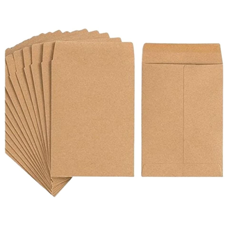 Kit com 250 ENVELOPE SACO PARDO 18X25 80G