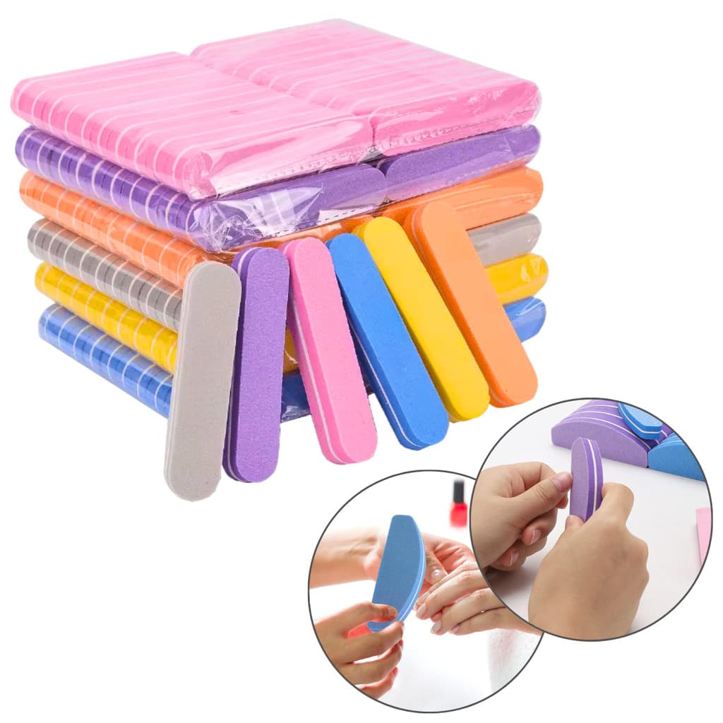 1 Un Lixa Buff Unhas Polidora Para Unha Alongamento Nails Grão 100/180