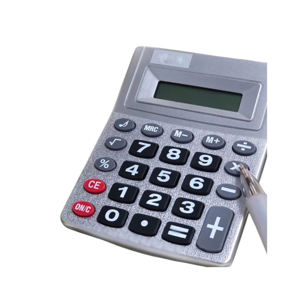 Calculadora Eletronica 8 Dígitos Com Bateria De Mesa Escritório Estudo 3181A-8
