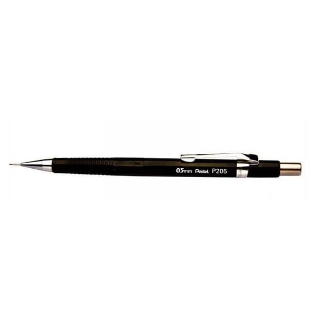 Lapiseira 0.5 mm P205 Preta Pentel