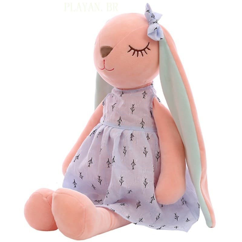 Boneca De Pelúcia Fofa Com Orelhas Longas Brinquedo De Sino De Coelho Para Crianças DABH