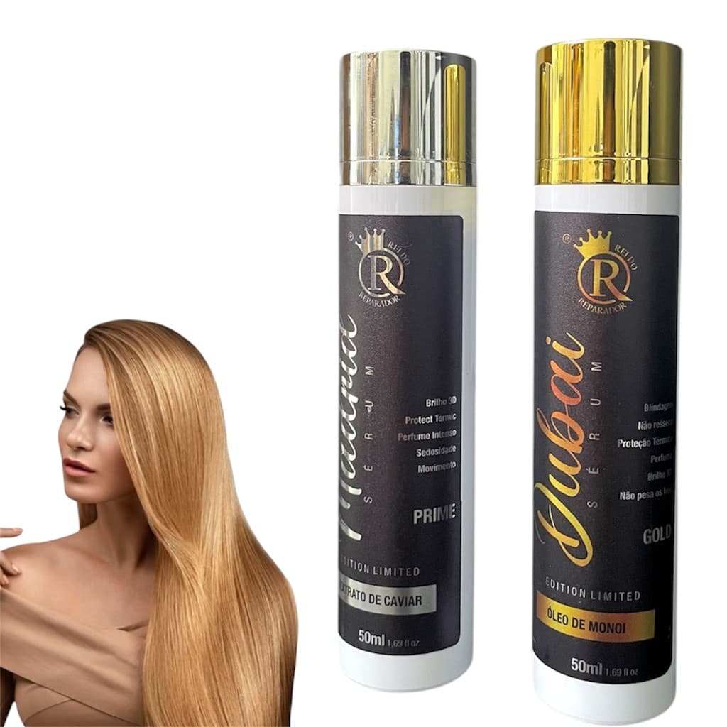 Sérum Capilar Brilho Rei Do Reparador Dubai Madrid 50ml