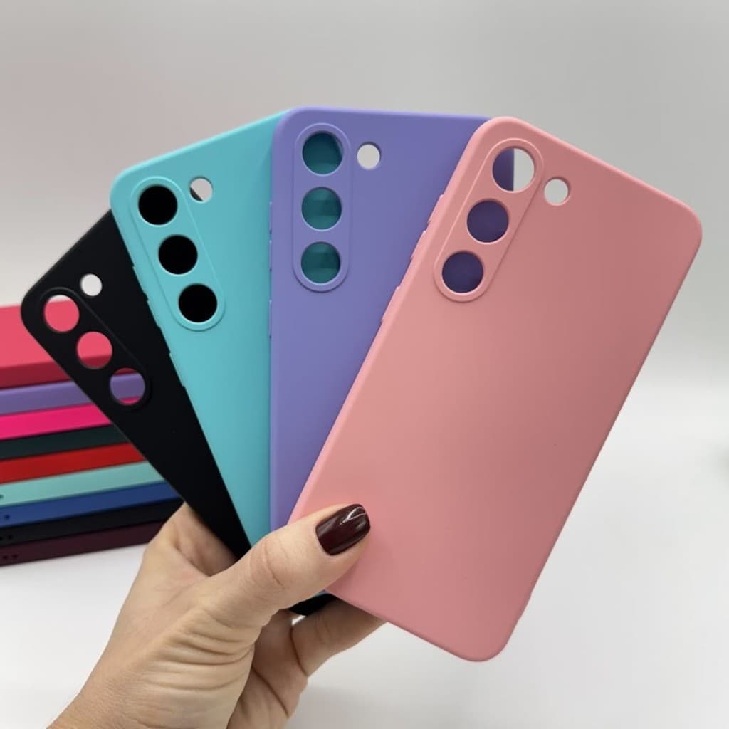 Capa Para Samsung Galaxy S23 Silicone Aveludada Capinha de Celular