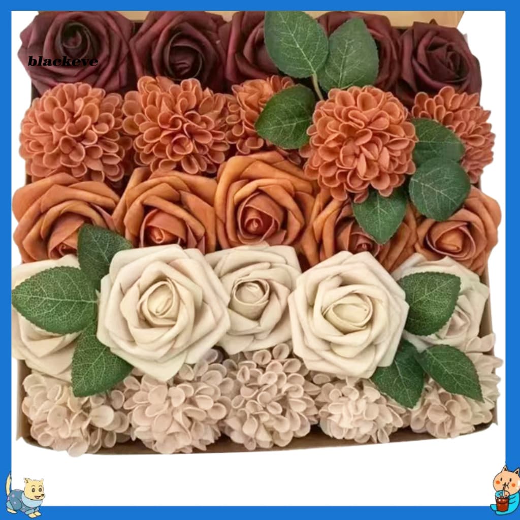Artificial Flowers for Wedding Pe Foam Realistic for Diy Bouquets Perfect Valentines Day Gift Box with for Centerpieces