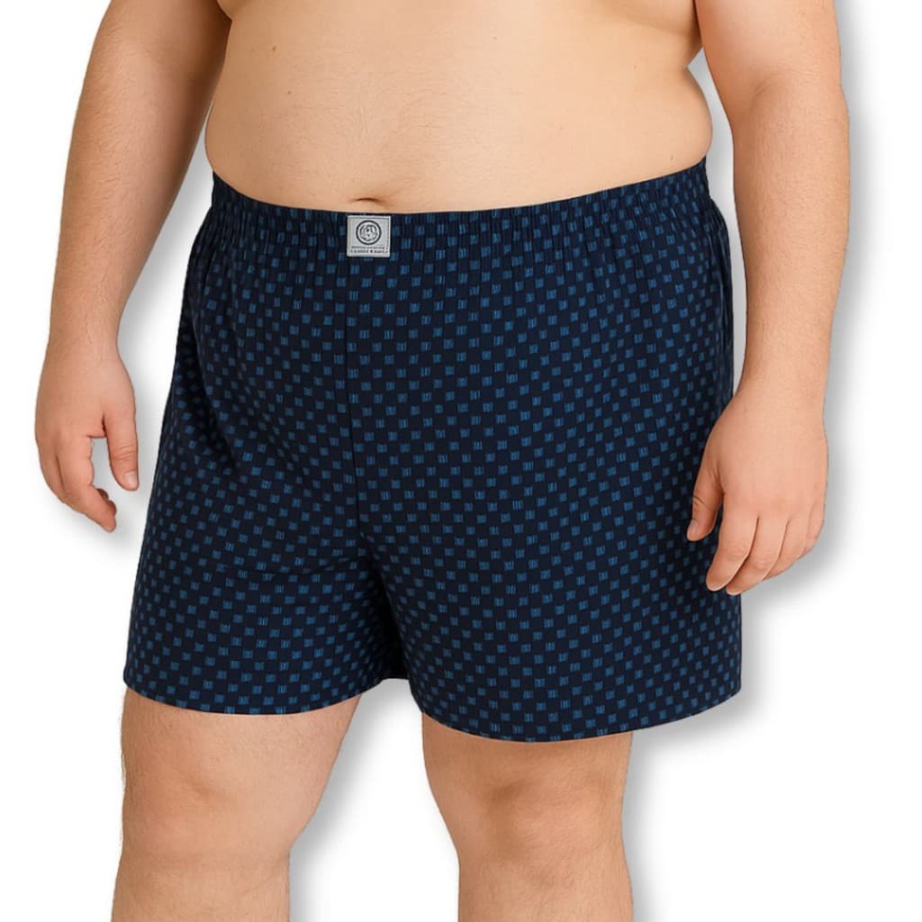 Cueca Samba Canção Plus Size Short de Pijama Bemthley