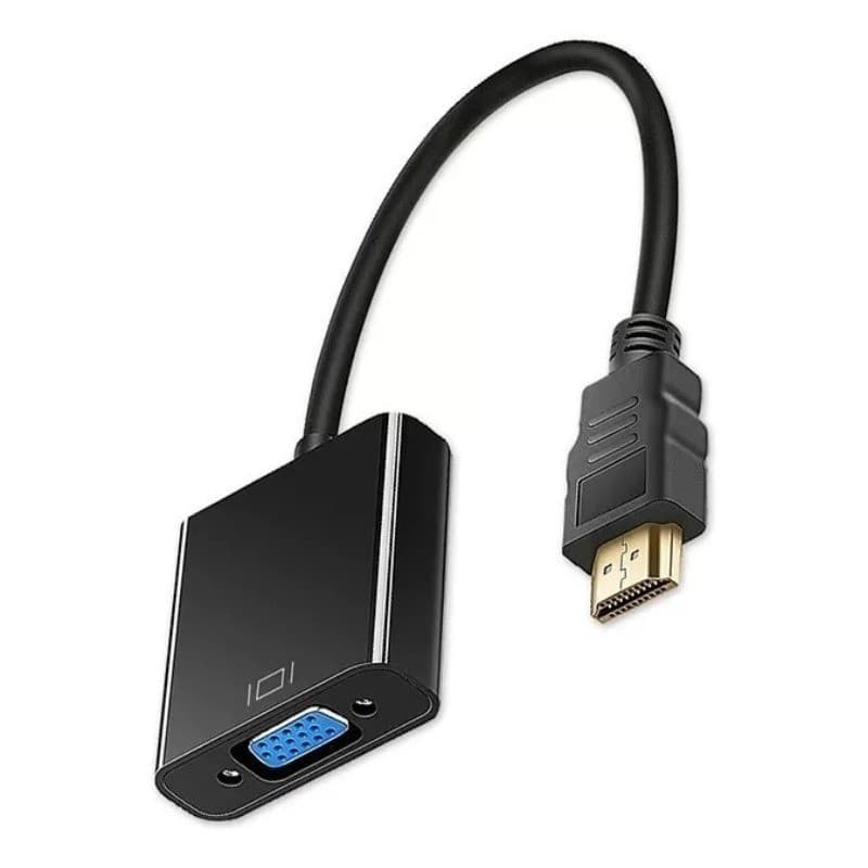 Cabo Adaptador Hdmi Para Vga Para Pc Tv Notebook Monitor Novo