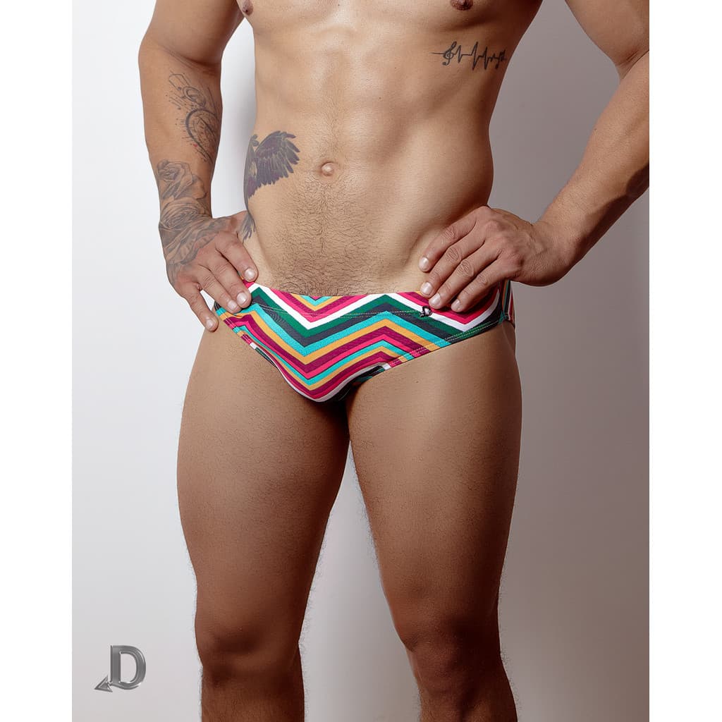 SUNGA MASCULINA SLIM DIABOY TRIBAL