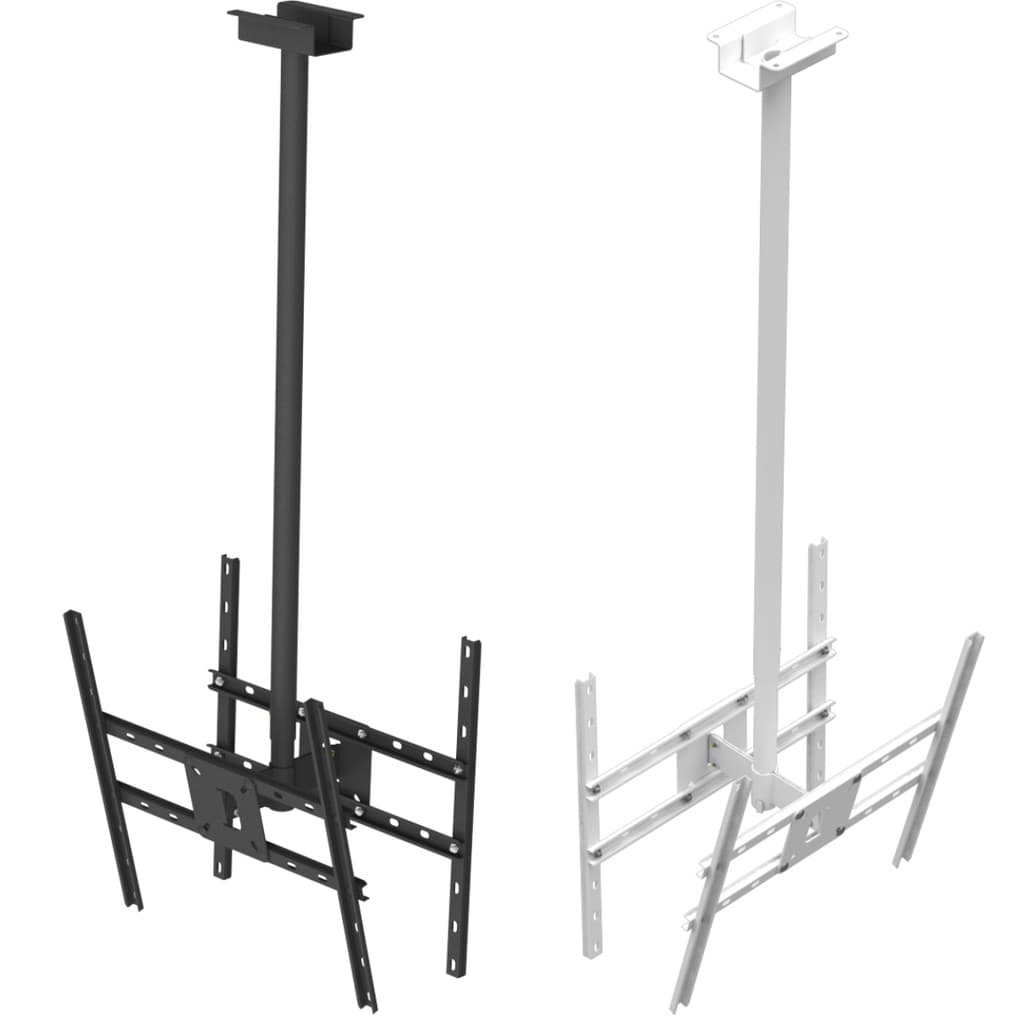 SUPORTE TETO 2TV 10"a65" VESA 600X400 GIRO 360° 120 cm