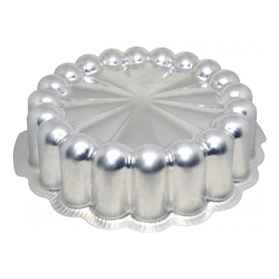 Forma Bolos Pudins Tortas 20x6cm Ballerine Decorada Alumínio