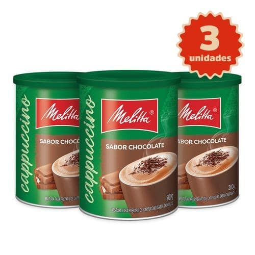 Kit 3 Cappuccinos Melitta® Chocolate 200g