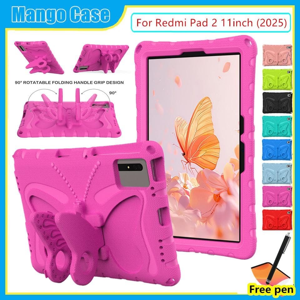 Capa Para Redmi Pad 2 11 Polegadas 2025 Proteção Suporte De Espuma EVA Crianças Segurança À Prova De Choque Alça De Emba
