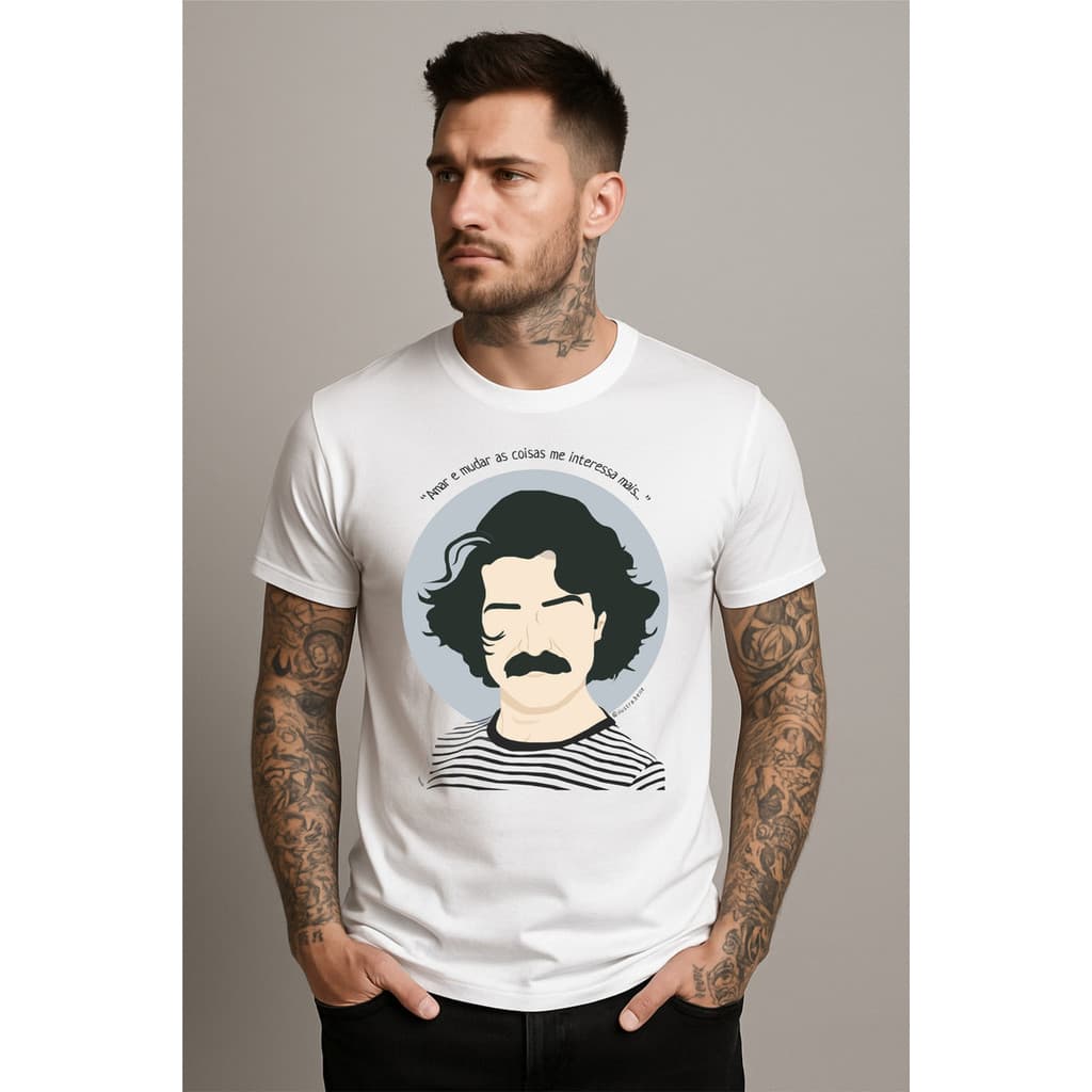 Camiseta Camisa Belchior Mpb Malha Algodão Premium