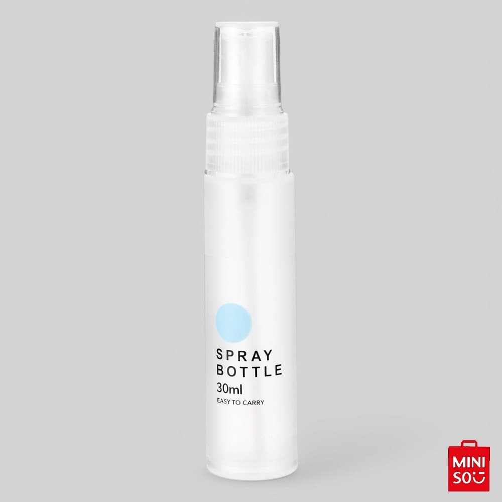 Frasco de Spray Portátil Miniso 30ml – Recarregável, Compacto e Ideal para Viagens, Perfumes e Cosméticos