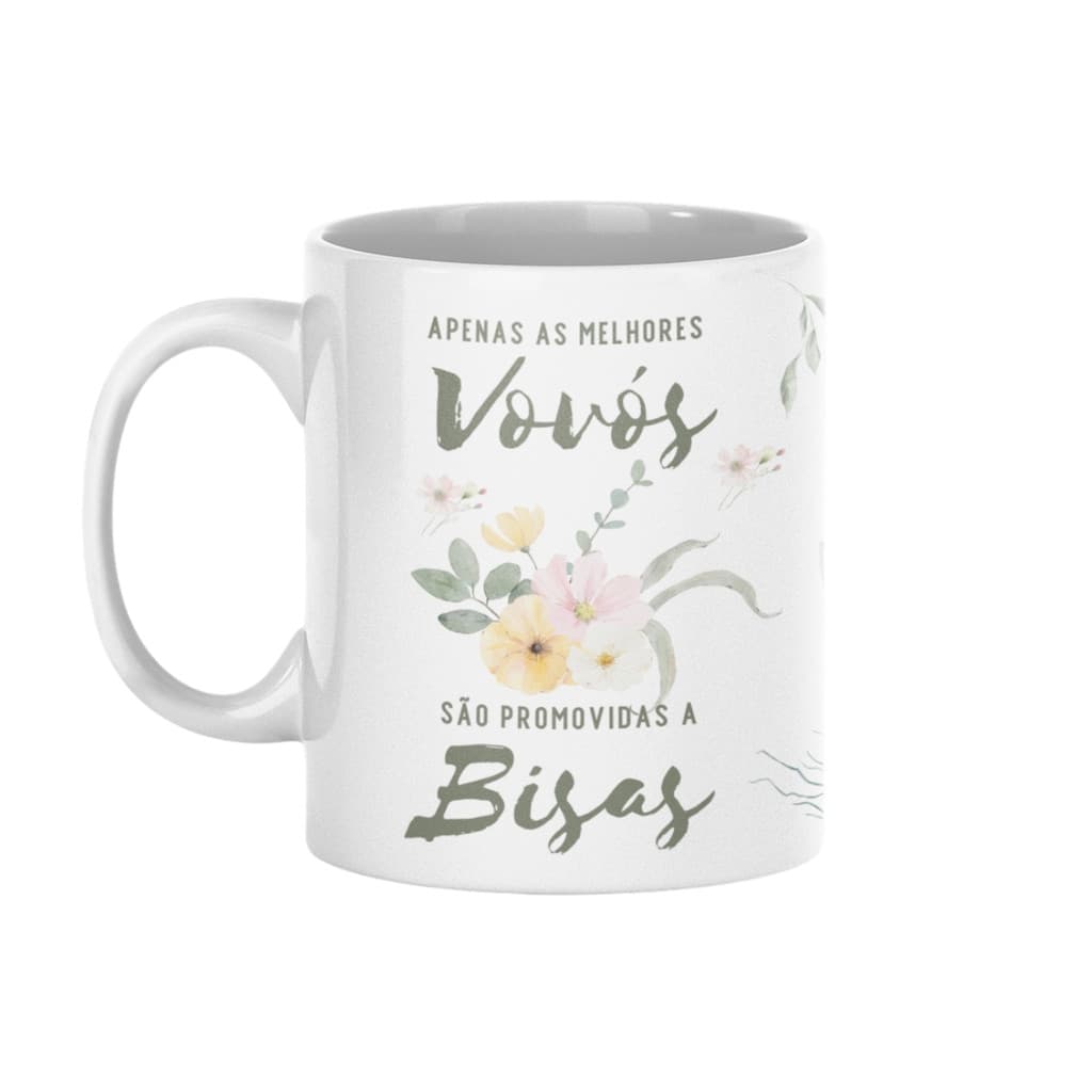 Caneca Anúncio Gravidez Promovida a Bisa