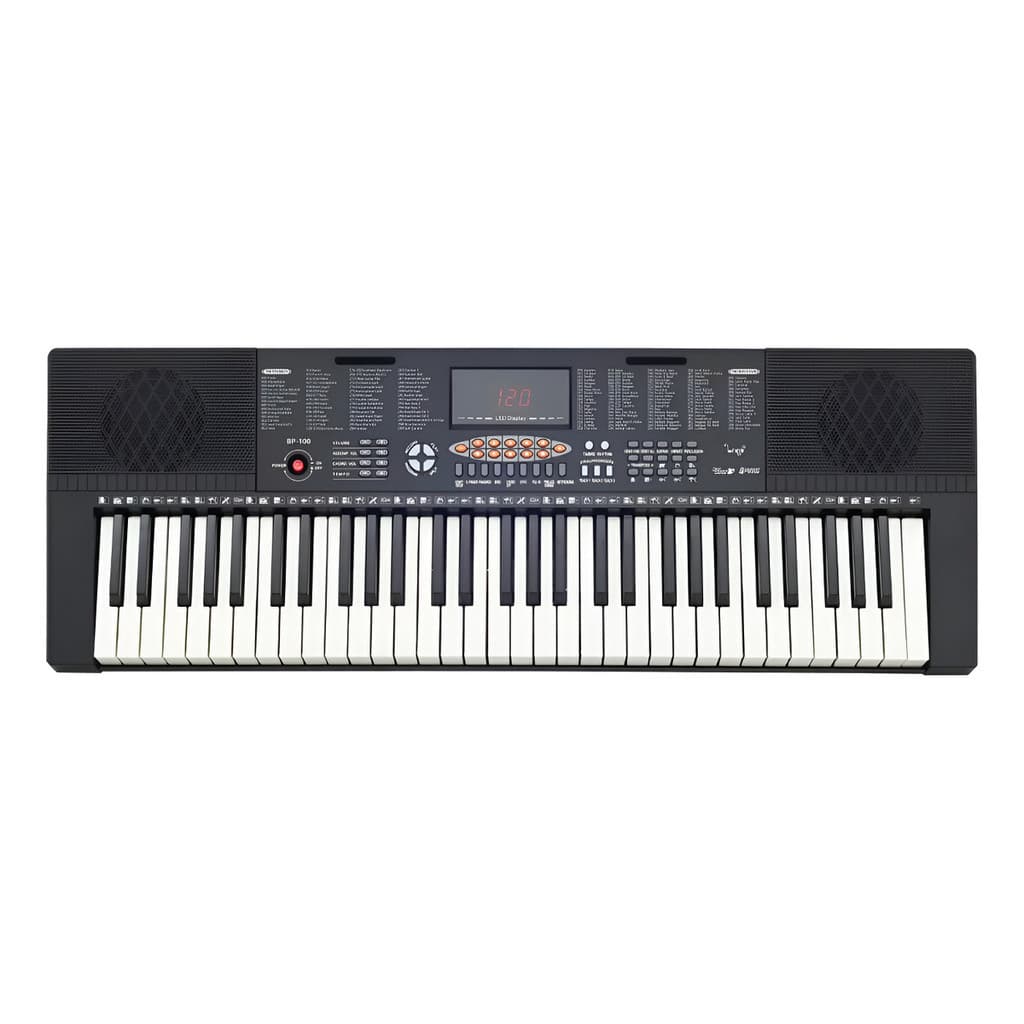 Teclado Musical 61 Teclas Iniciante Bivolt Thundertoys 300 Ritmos 67 Percussões De Teclado