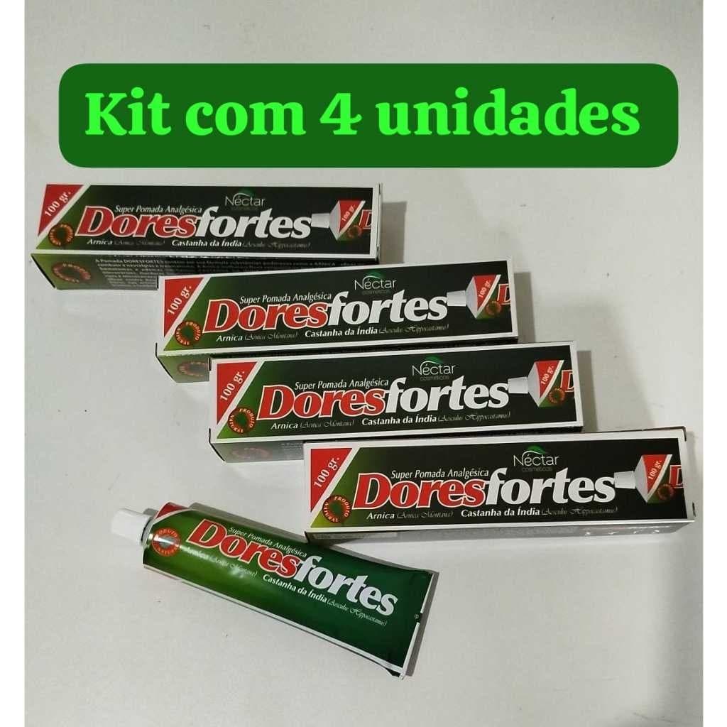 kit com 4 unidades pomada DORESFORTES - Nectar 100grs