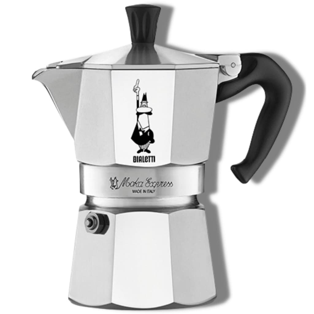 Cafeteira Bialetti Moka Express 2 Xícaras Importada Itália Alumínio Café