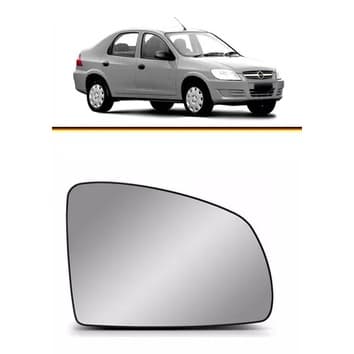 Lente Vidro Base Espelho Chevrolet Prisma Original