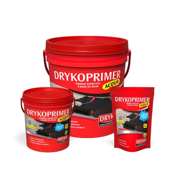 Primer Asfáltco Dryko Manta Líquida Base Água Telhado 3.6L