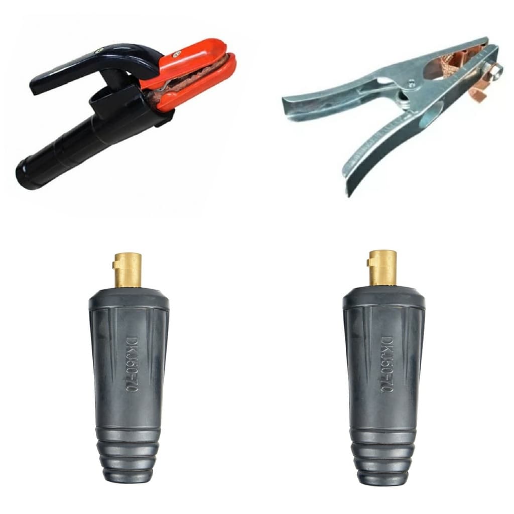Alicate Porta Eletrodo Engate 9mm Garra Negativa - Kit Solda