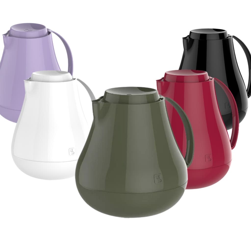 Garrafa Termica Bule Café Chá 750ML - 400ML Sonetto Cores Rosca Soprano
