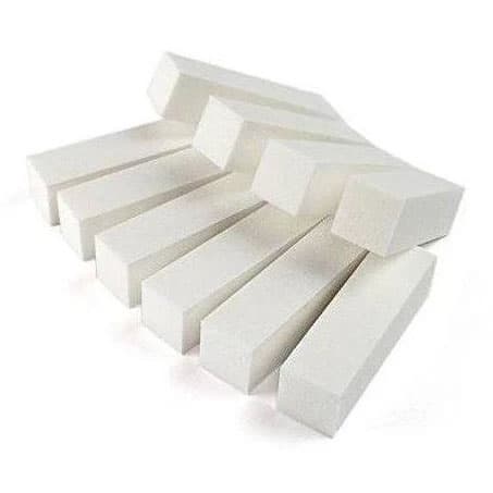 Kit 10un Lixas Bloco Polidora Unhas Acrílico Gel Fecha Poros