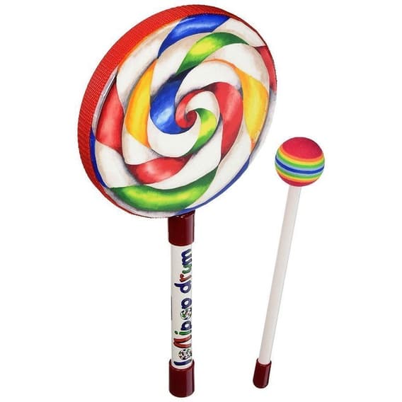 Tambor Infantil Remo Lollipop Drum 06¨ com Mallet (Musicalização Infantil) 10642